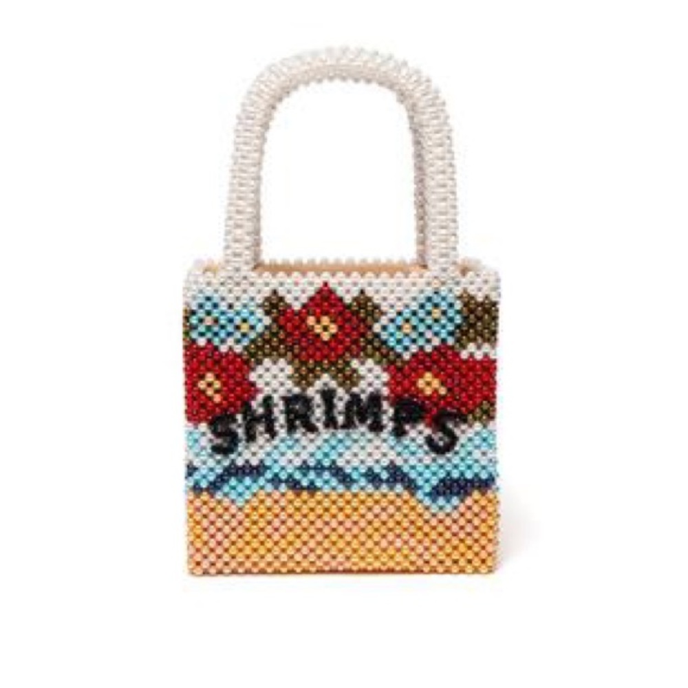 SHRIMPS riviera beaded bag